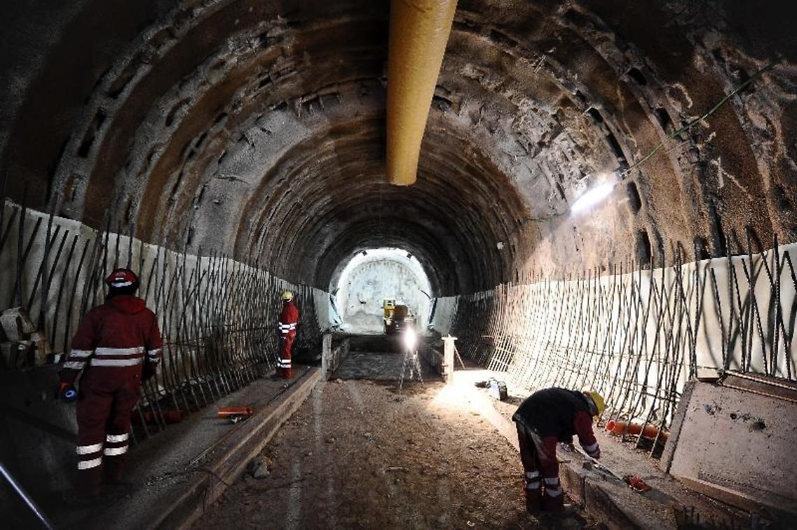 TORINO. Tav: fresa completa scavo, concluso tunnel Chiomonte