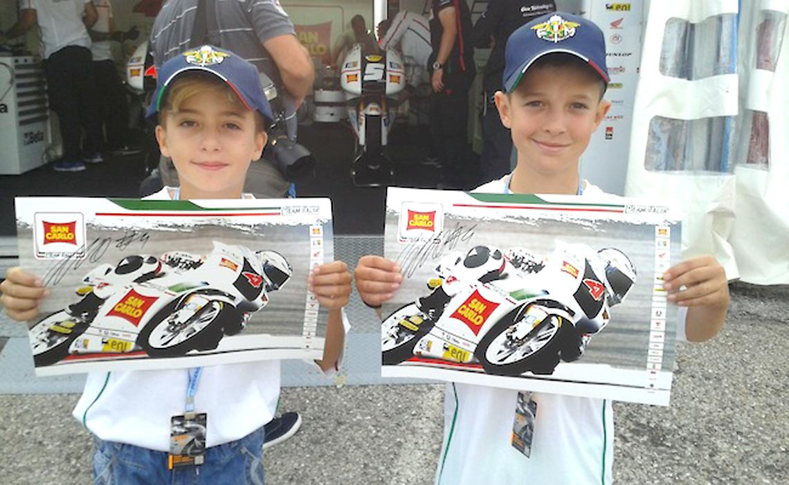 Vietti Ramus con i campioni del Motomondiale