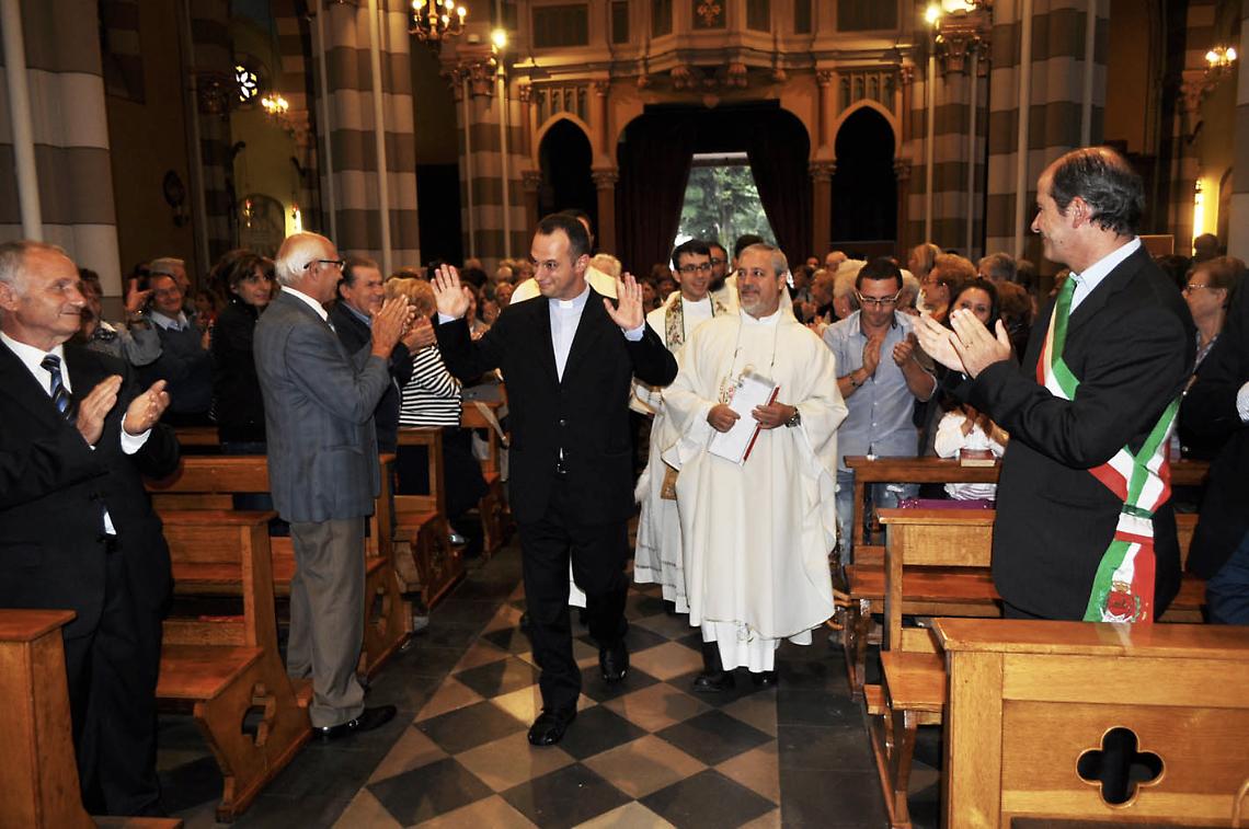 Prima messa in San Lorenzo per Don Vincenzo  