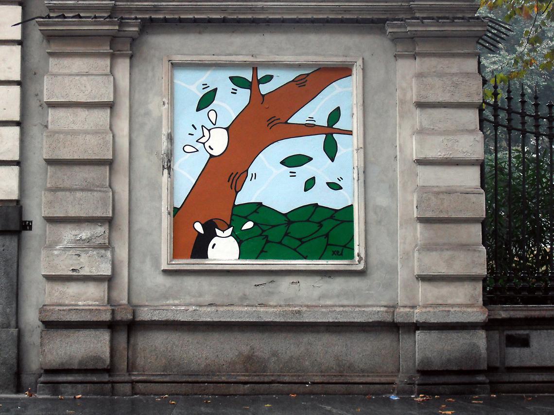 Il talento di un artista settimese contro il degrado torinese