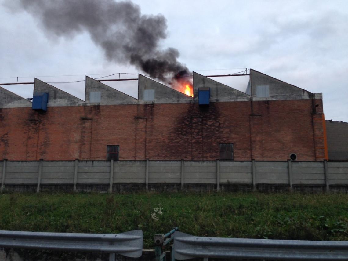 Incendio alla Eaton 