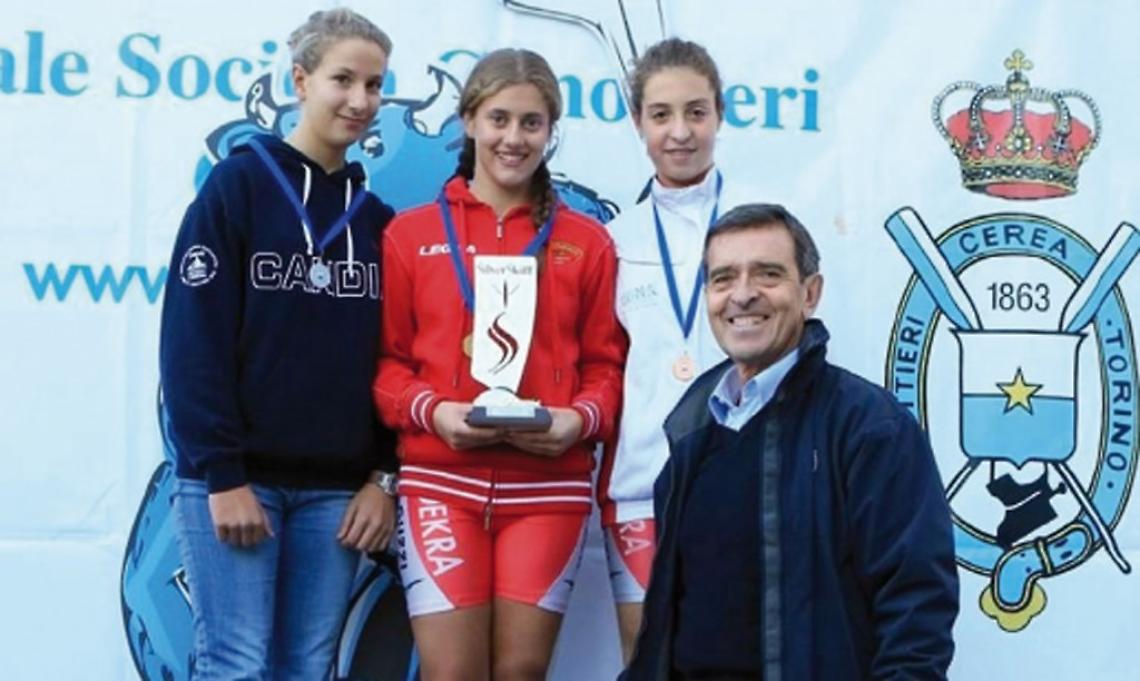La 2010 Canottieri Candia brilla nel Trofeo Kinder Skiff 2013