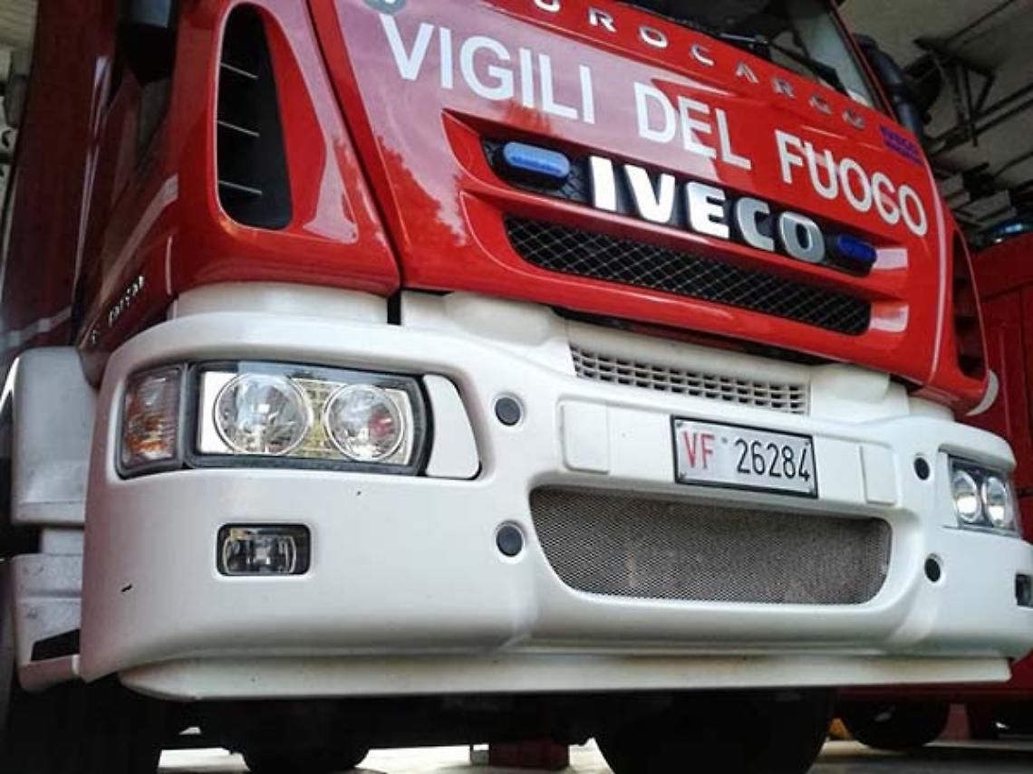 Fiamme nei boschi del Canavese