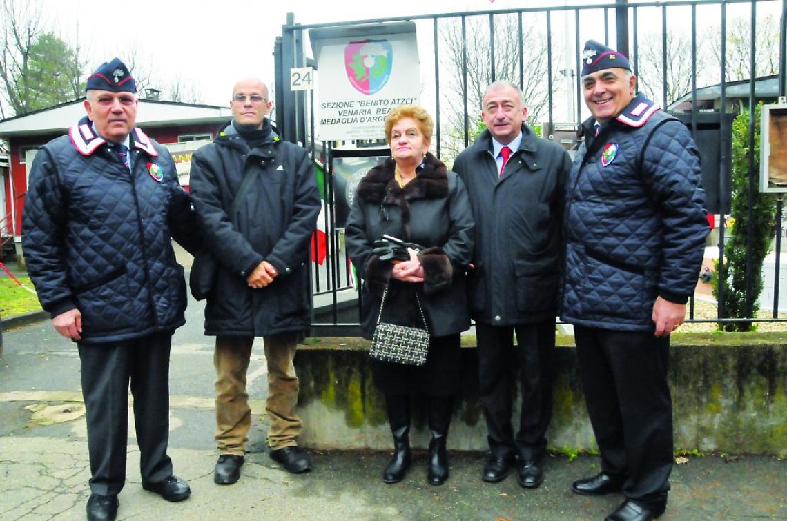 La sede dei carabinieri in congedo intitolata al brigadiere a Benito Atzei