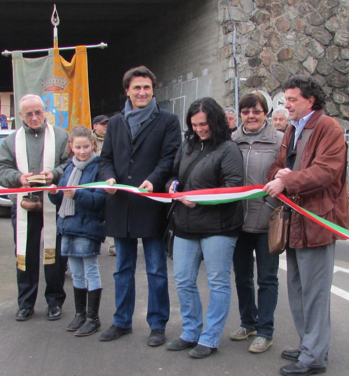 Inaugurata la rotonda di Tavagnasco