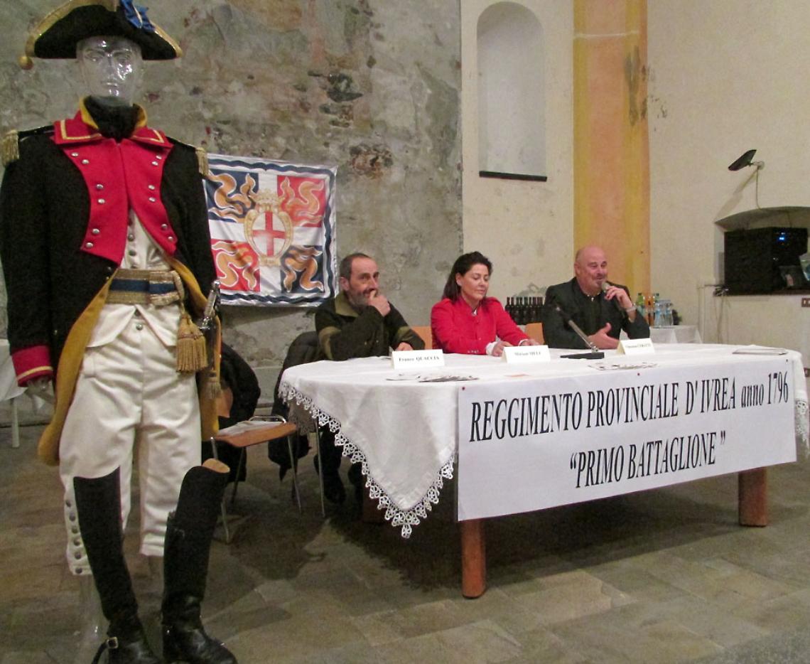 Presentato il gruppo storico Reggimento Provinciale d'Ivrea