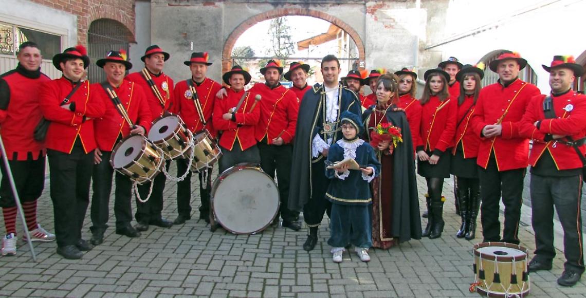 STRAMBINO. Mattia Zanellato e Giada Bellis sono i Signori del Rione Romanello