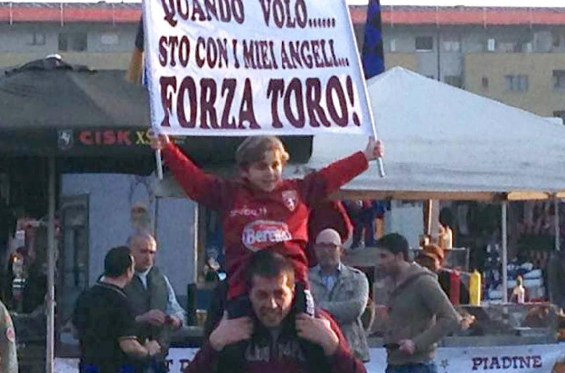 Quando volo......sto con i miei angeli...Forza Toro!