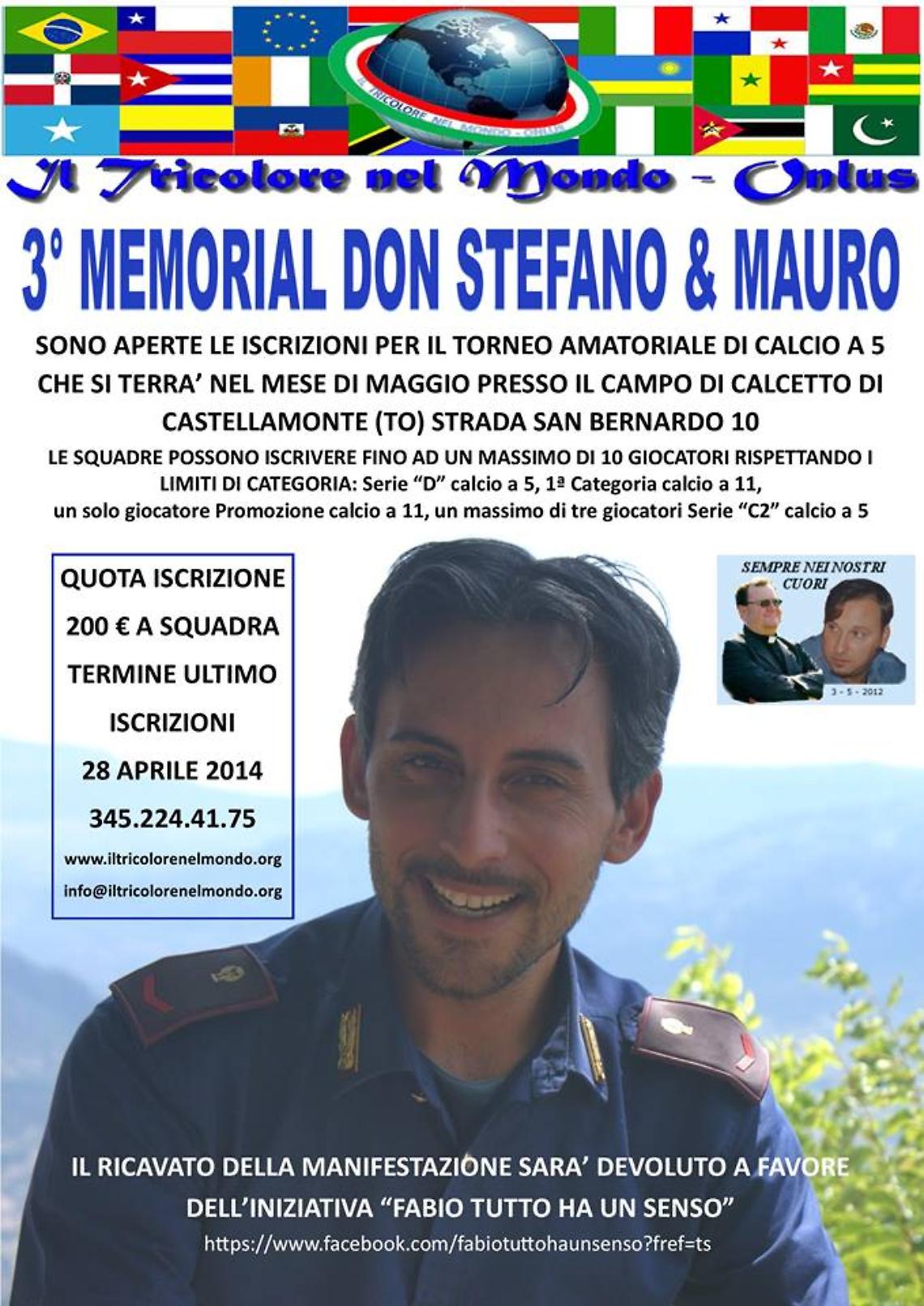 CASTELLAMONTE. Una maratona di soldiarietà con Il Tricolore nel Mondo