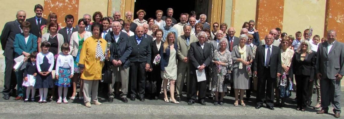 SAN MARTINO. Festeggiati gli Anniversari di matrimonio ed inaugurate le opere in ceramica