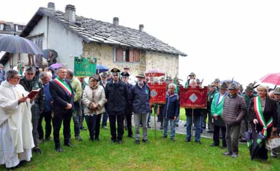 CASTELLAMONTE. Commemorazione alpina a Santa Elisabetta
