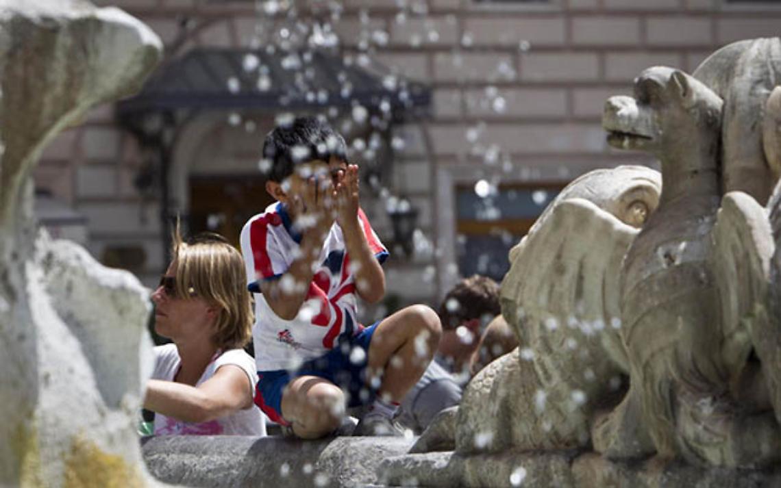 ROMA. Lunedì 'picco' ondata di caldo, poi calo temperature