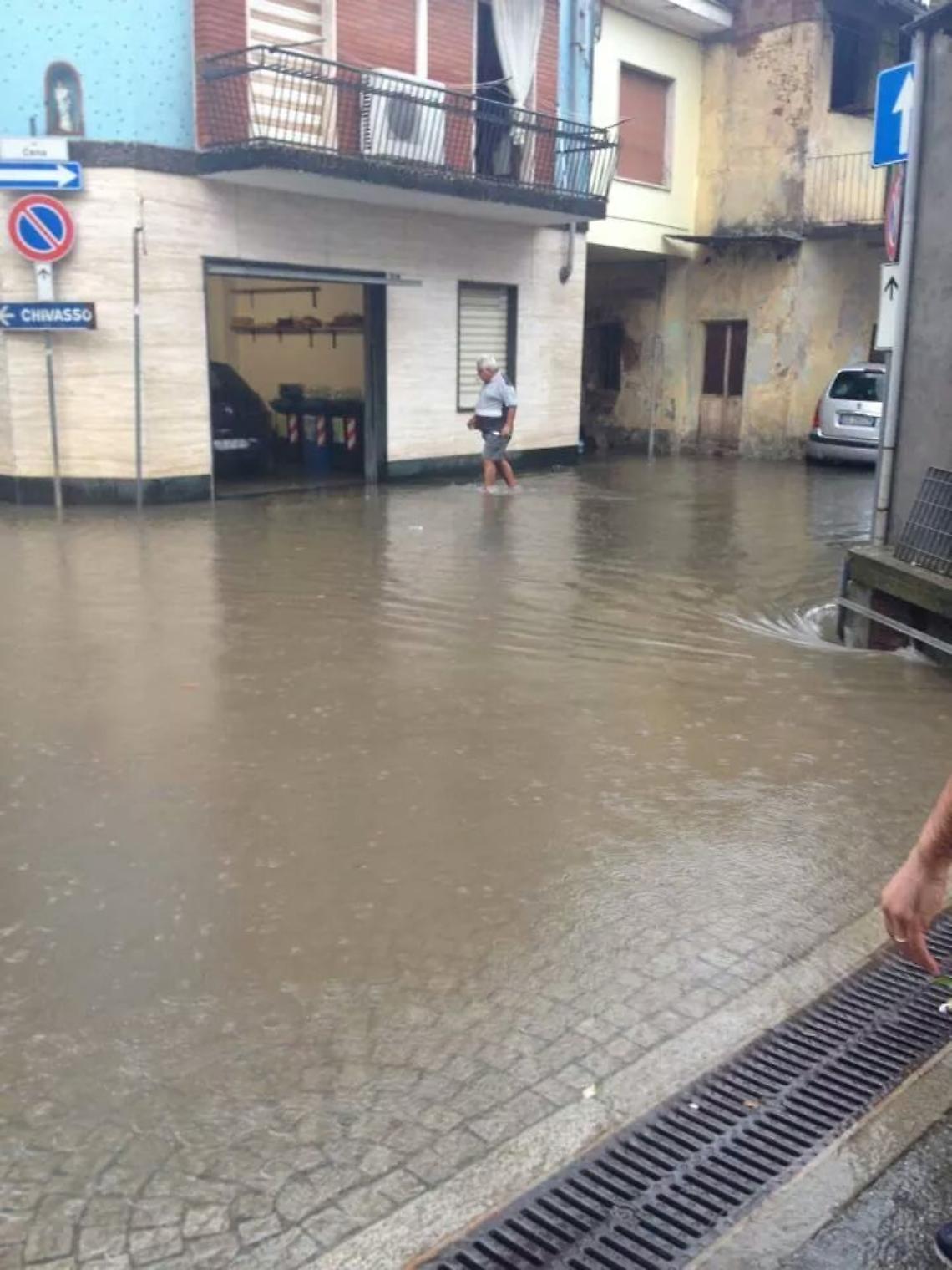MONTANARO. Un'intera città sommersa dall'acqua