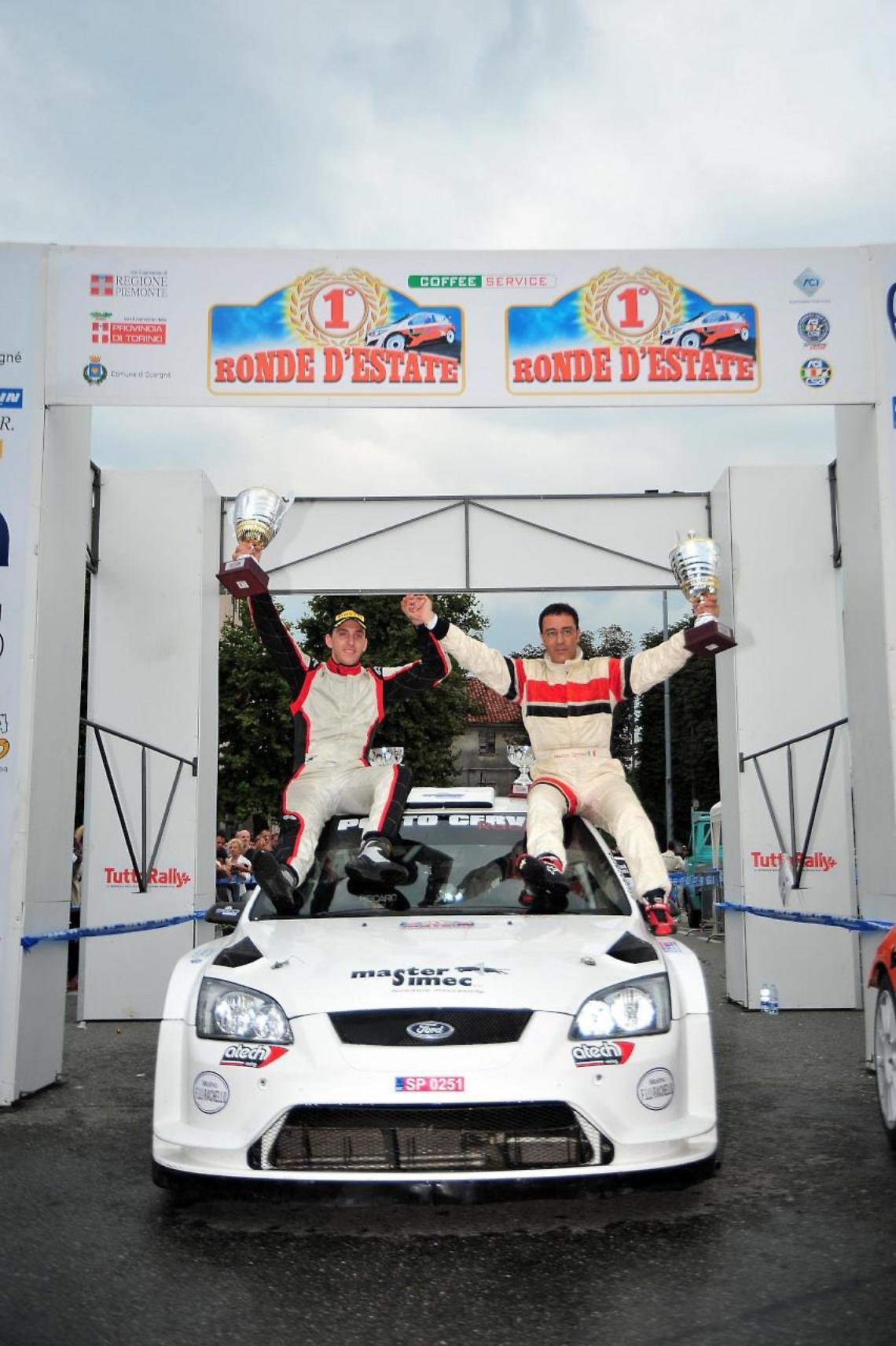 CUORGNE'. Maurizio Diomedi e Mauro Turati su Ford Focus Wrc vincono la 1^ Ronde d’Estate