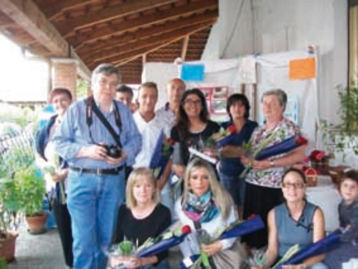 SAN PONSO. I premiati del concorso "Balconi fioriti"