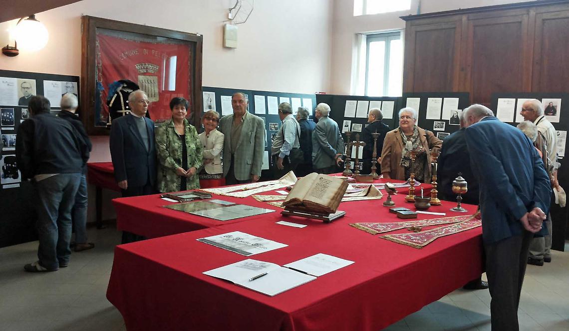 FELETTO. Inaugurata la mostra "Il nostro clero"