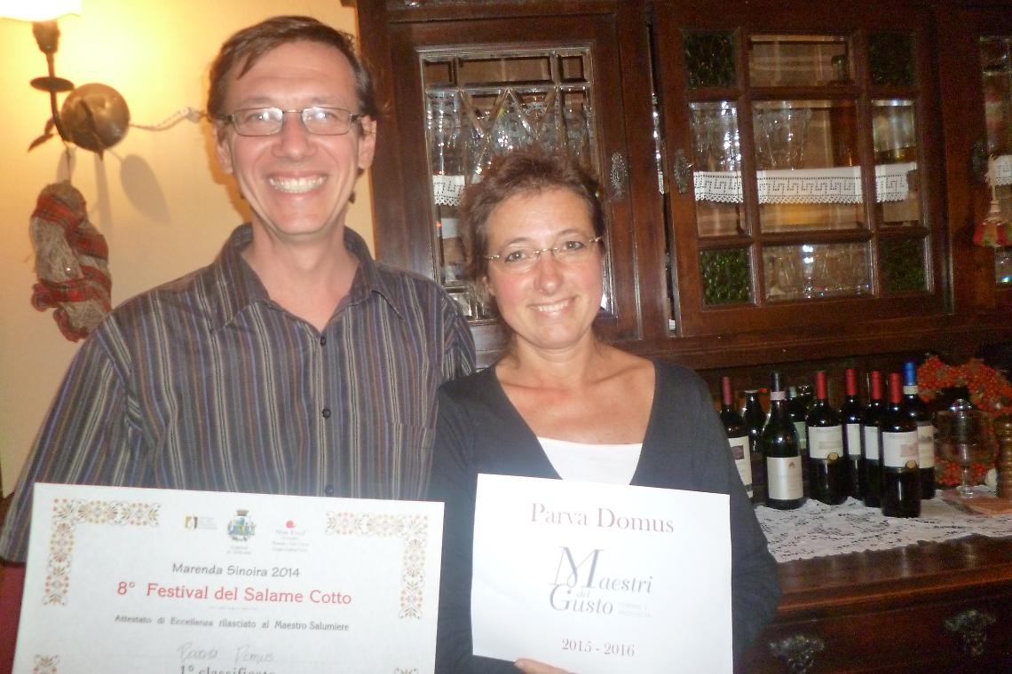 CAVAGNOLO. Cristina Desderi e Daniele Lovera, i Maestri del Gusto della nostra collina