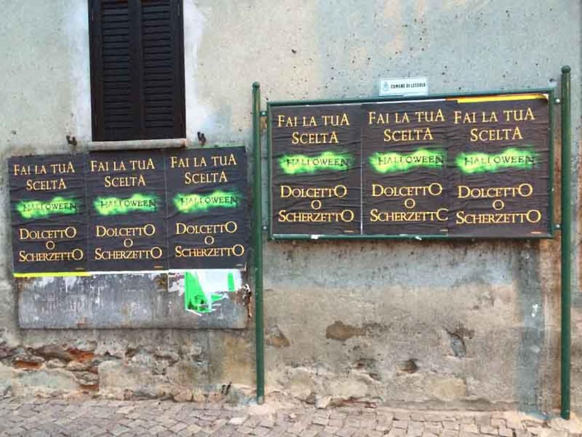 LESSOLO. Dolcetto o scherzetto?