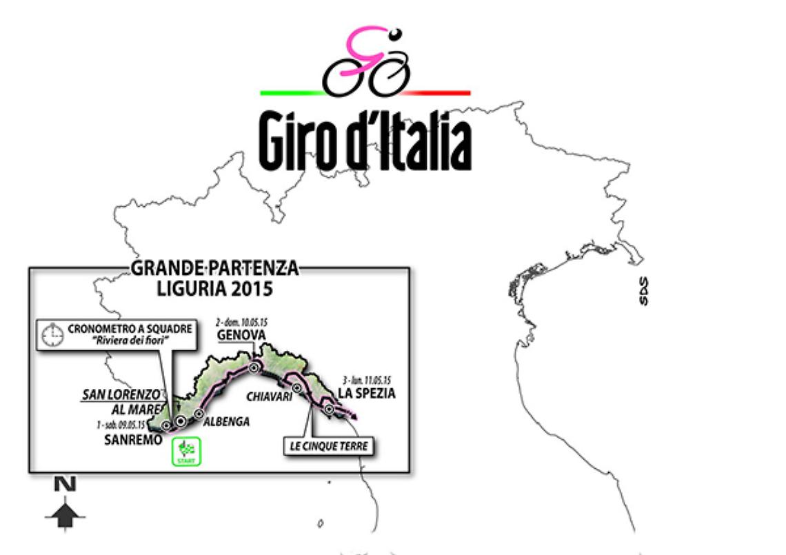 CICLISMO. Da Sanremo a Milano, ecco Giro Italia 2015
