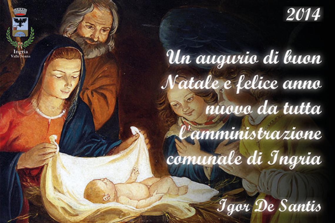 INGRIA. Il sindaco spedisce la Natività