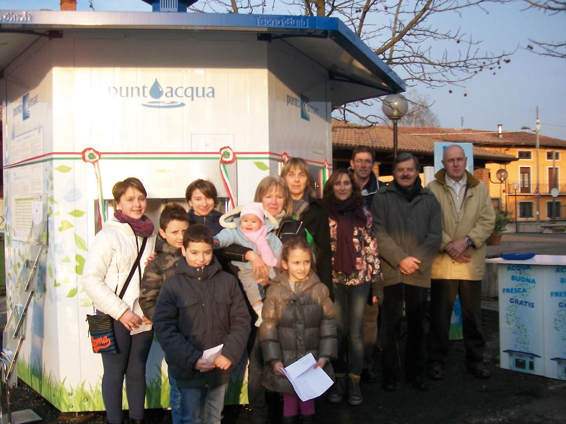 SAN PONSO. Un nuovo punto acqua della Smat
