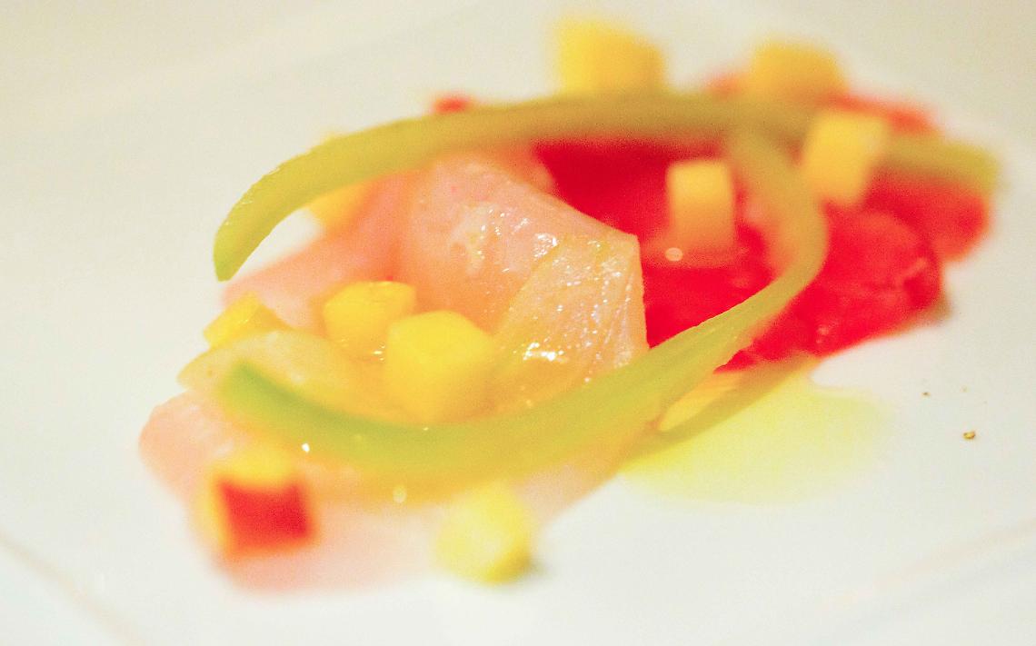 Carpaccio di Spada con Verdure