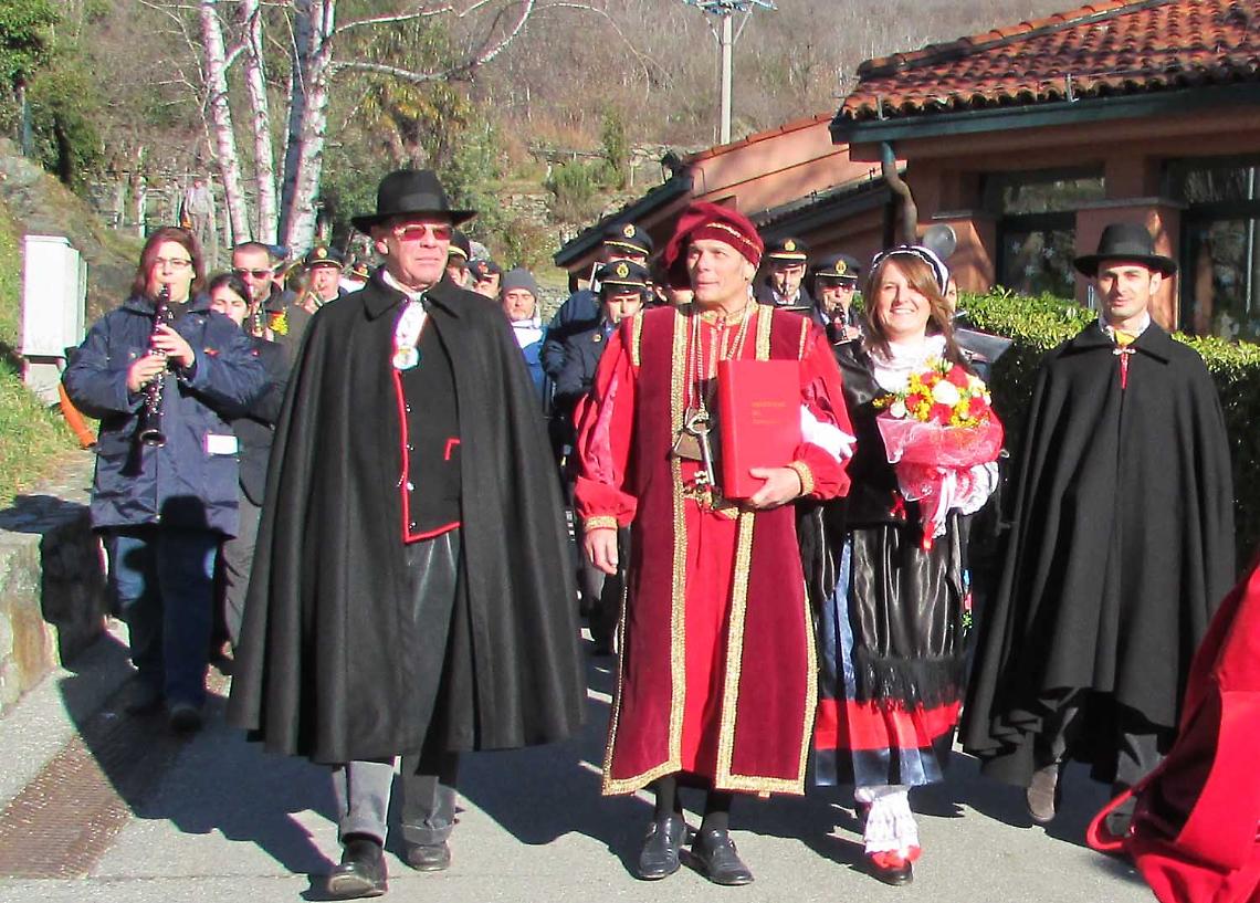 CHIAVERANO  Parizia Ferraro e Daniele Sangineto sono la Bela Ciavronota ed il Gran Castellano