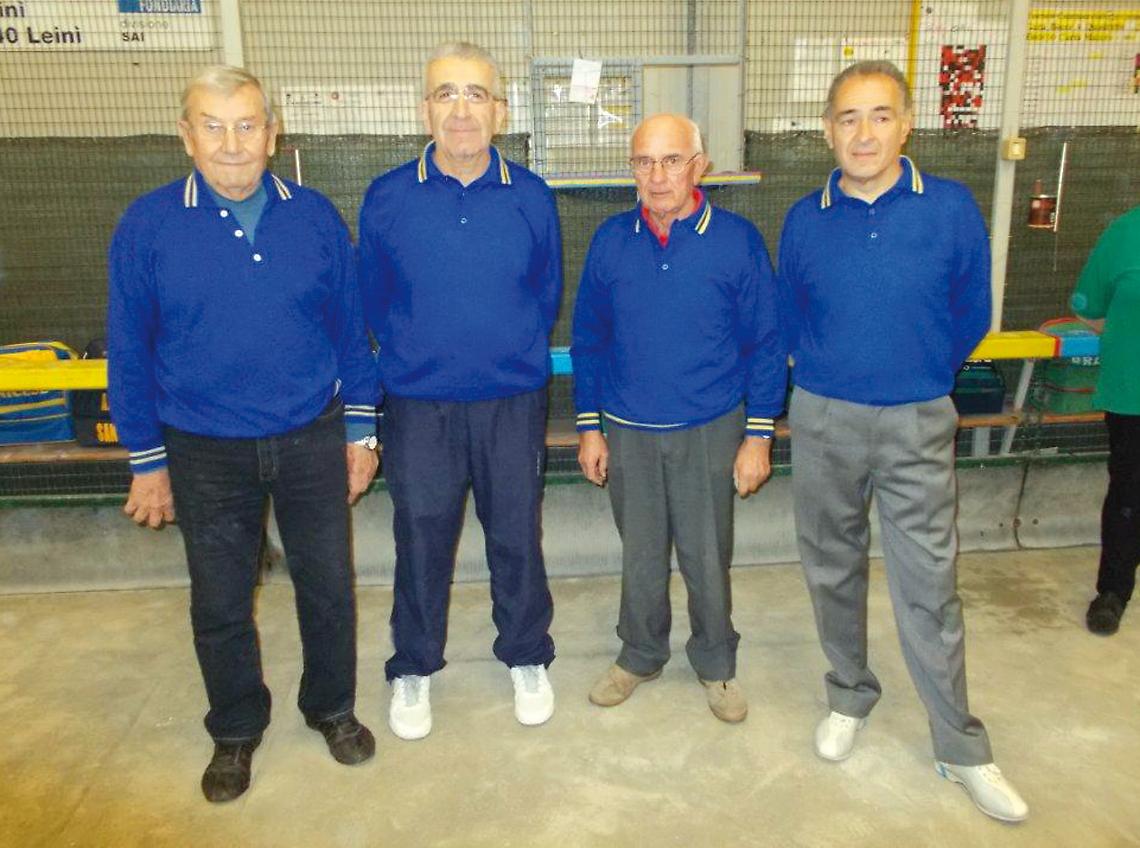 BOCCE. Corio Legnami in testa al Trofeo Carta Macero 