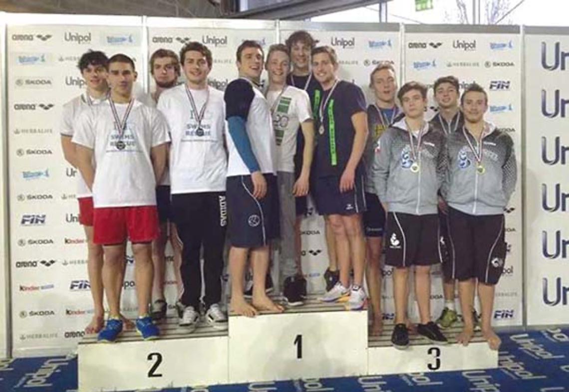 NUOTO PER SALVAMENTO. River Borgaro: tris tricolore  