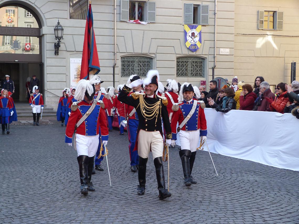IVREA. Verbali e Prise du drapeau