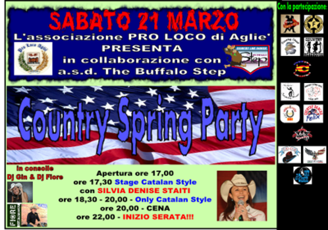 AGLIE'. Country Sping Party