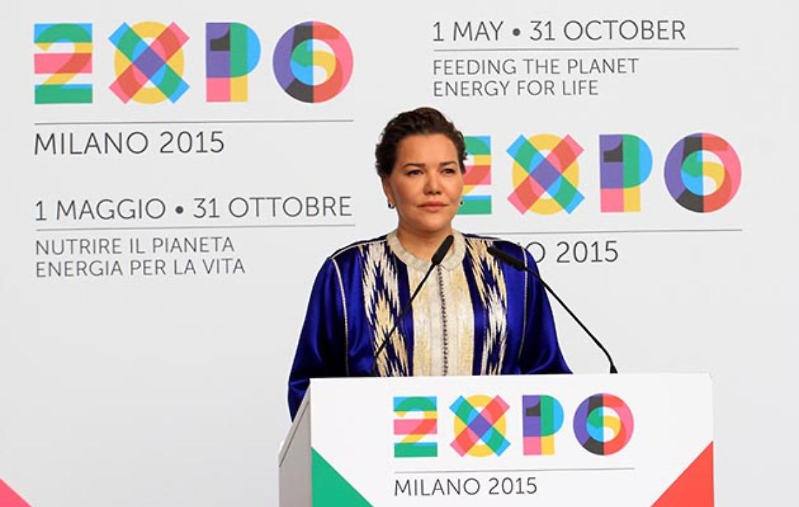 MILANO. Expo: La principessa Lalla Hasna protagonista del Marocco National Day