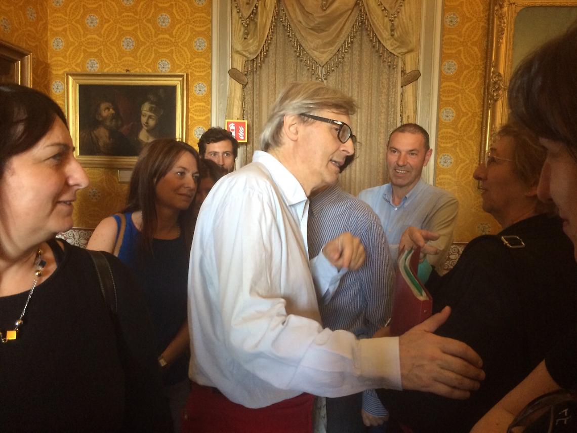 AGLIE'. Vittorio Sgarbi ospite d'onore alla Fiera Primaverile