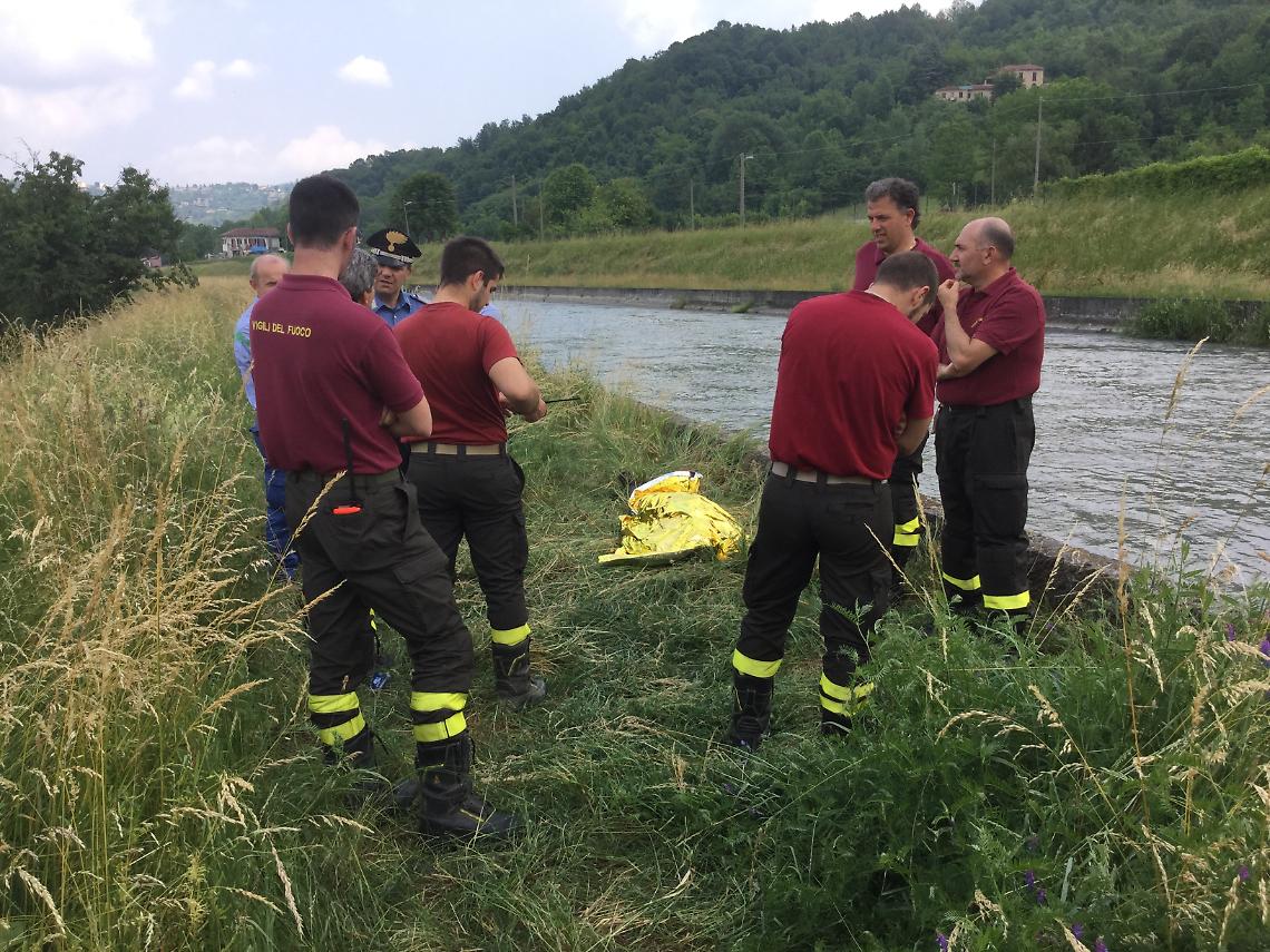 GASSINO TORINESE. Recupero cadavere di un uomo nel Canale Enel