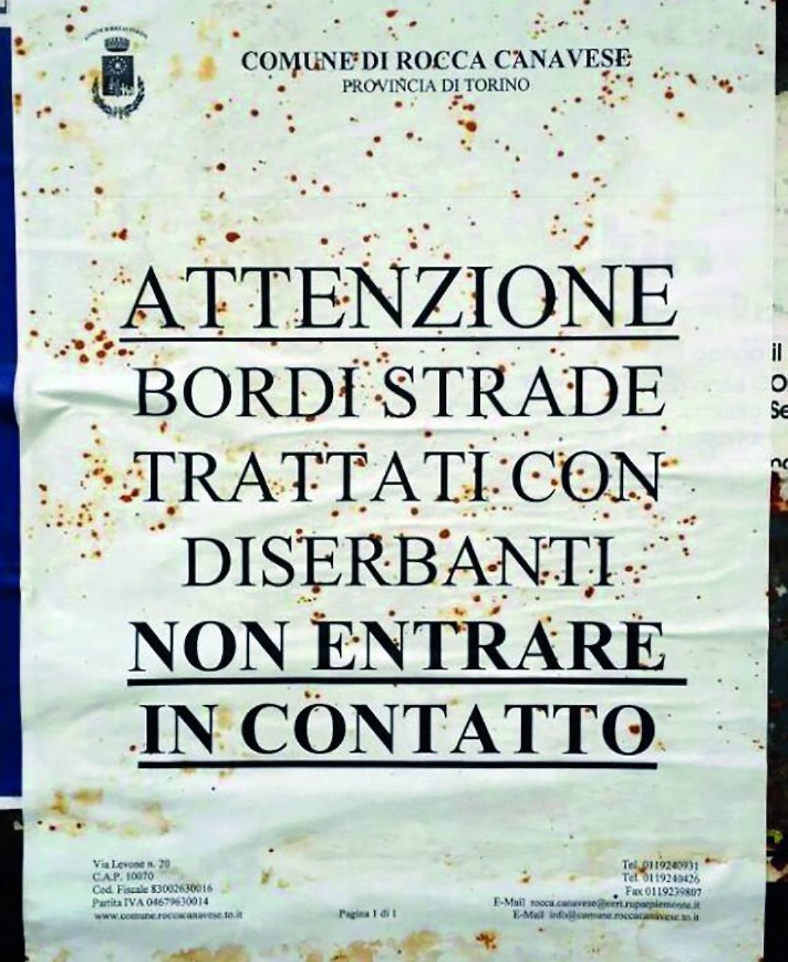 ROCCA C.SE. Caso diserbante: l’ex sindaco Lajolo smentisce Bertetto