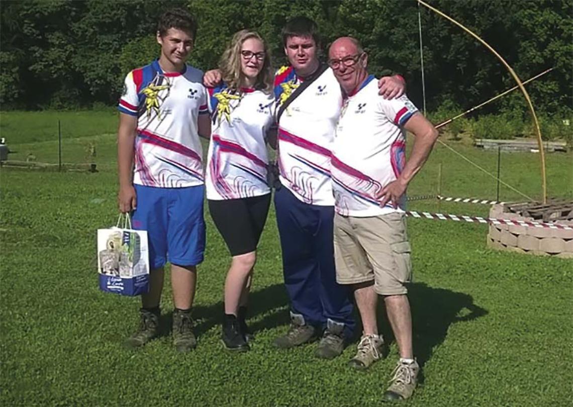 TIRO CON L'ARCO. Roppa indossa la maglia del Piemonte