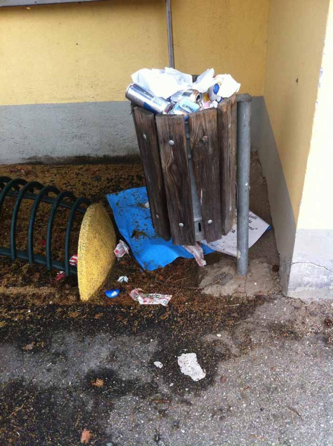 SAN GIORGIO. Il degrado in frazione Cortereggio