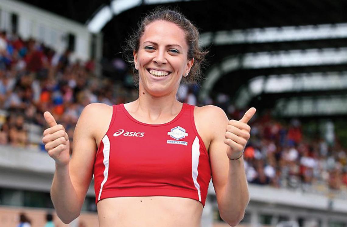 ATLETICA LEGGERA. Oberto canta l'inno di Mameli a Rieti