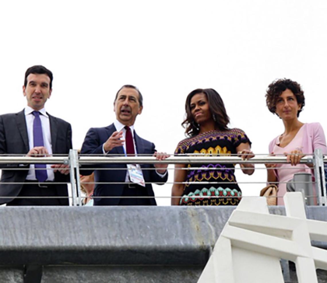 MILANO. A Expo Michelle Obama incontra Emma Bonino e Marta Dassù