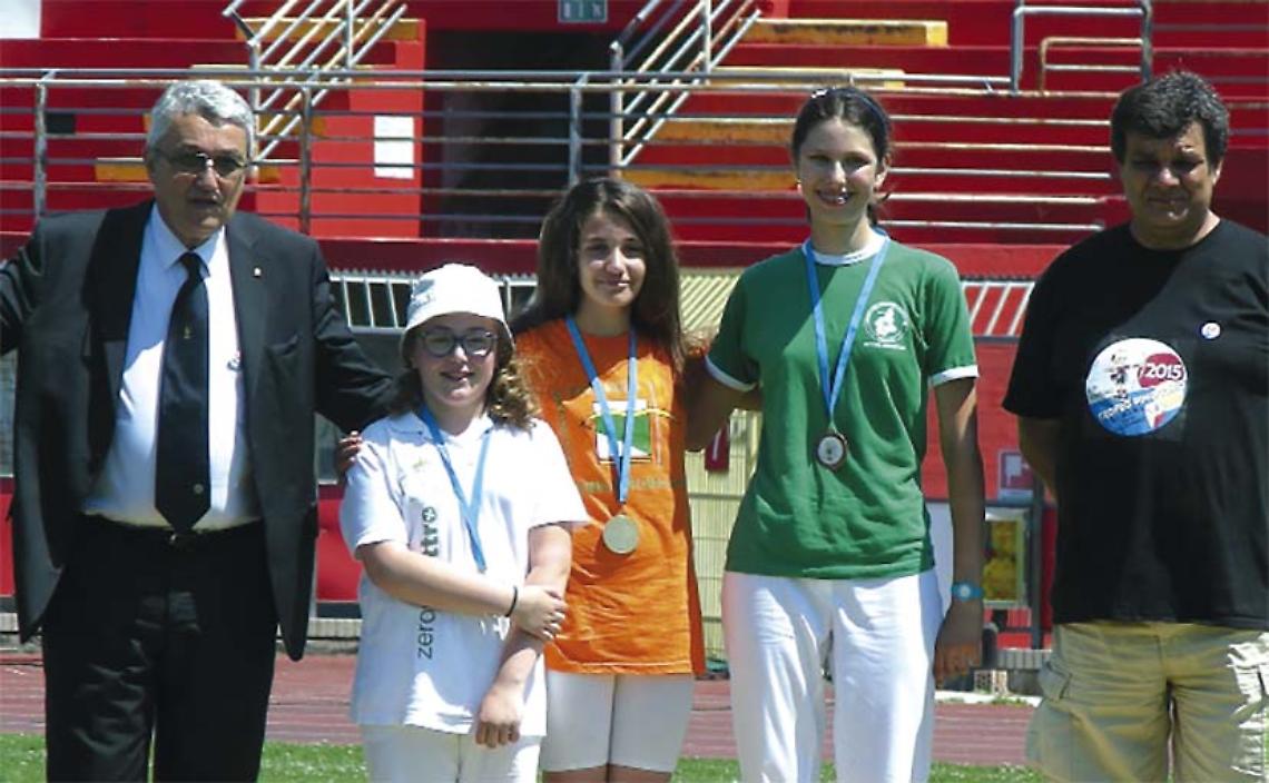 TIRO CON L'ARCO. Vigna di bronzo al Trofeo Pinocchio 2015