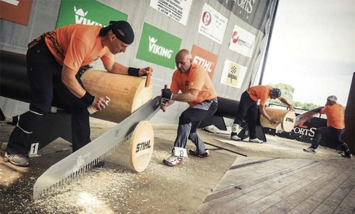 STIHL TIMBERSPORTS. Il Campionato Italiano dei taglialegna a Venaria
