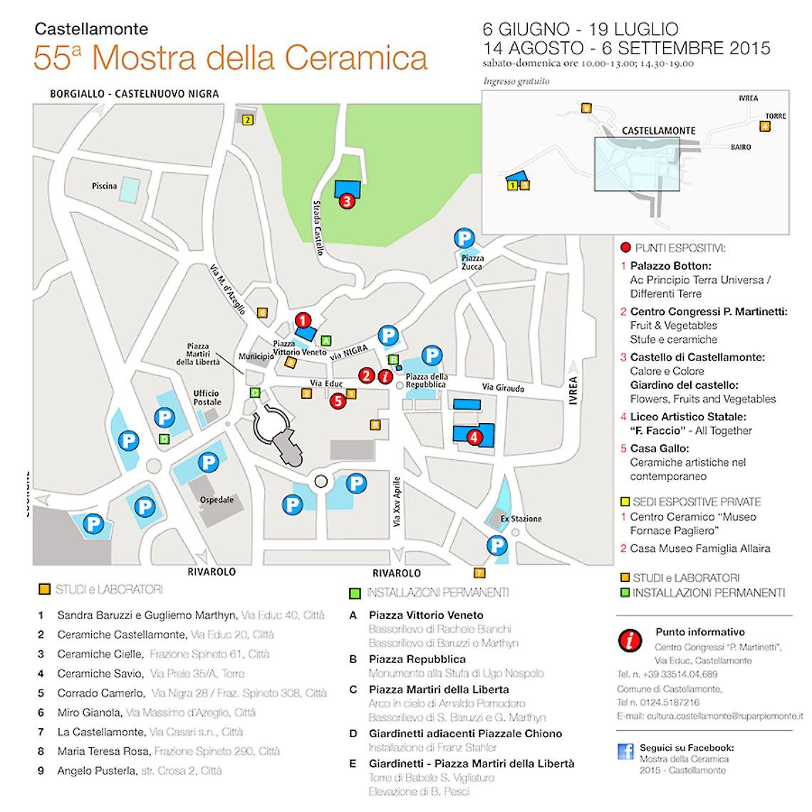 CASTELLAMONTE. Guida alla mostra in 7 punti