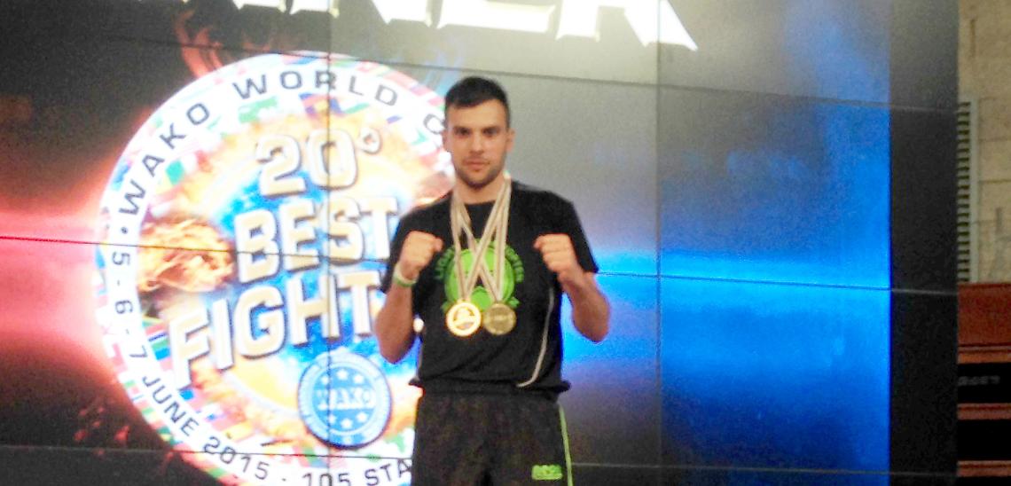 Kickboxing. Barbiere piazza la doppietta nella World Cup Bestfighter