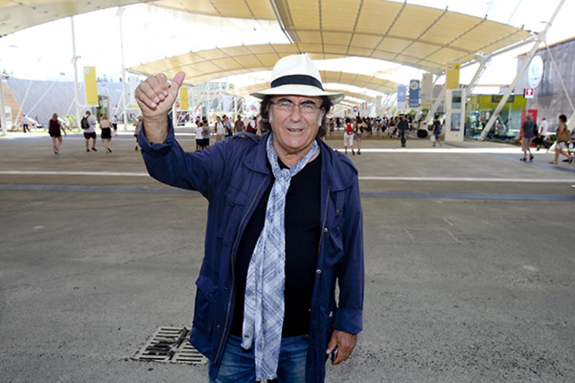 MILANO. Al Bano in visita a Expo