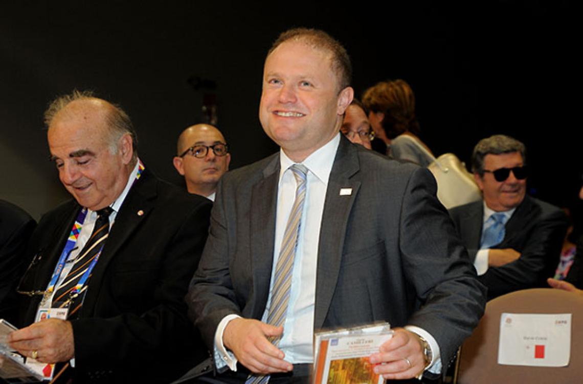 MILANO. Il Primo Ministro Joseph Muscat alle celebrazioni del National day di Malta