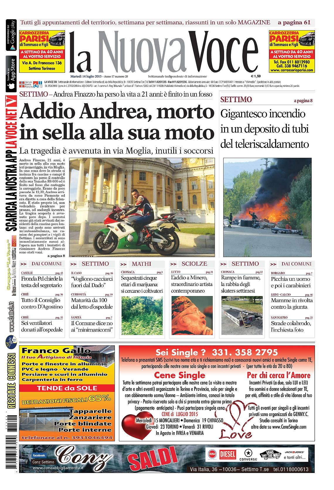 La Nuova Voce (prima pagina)