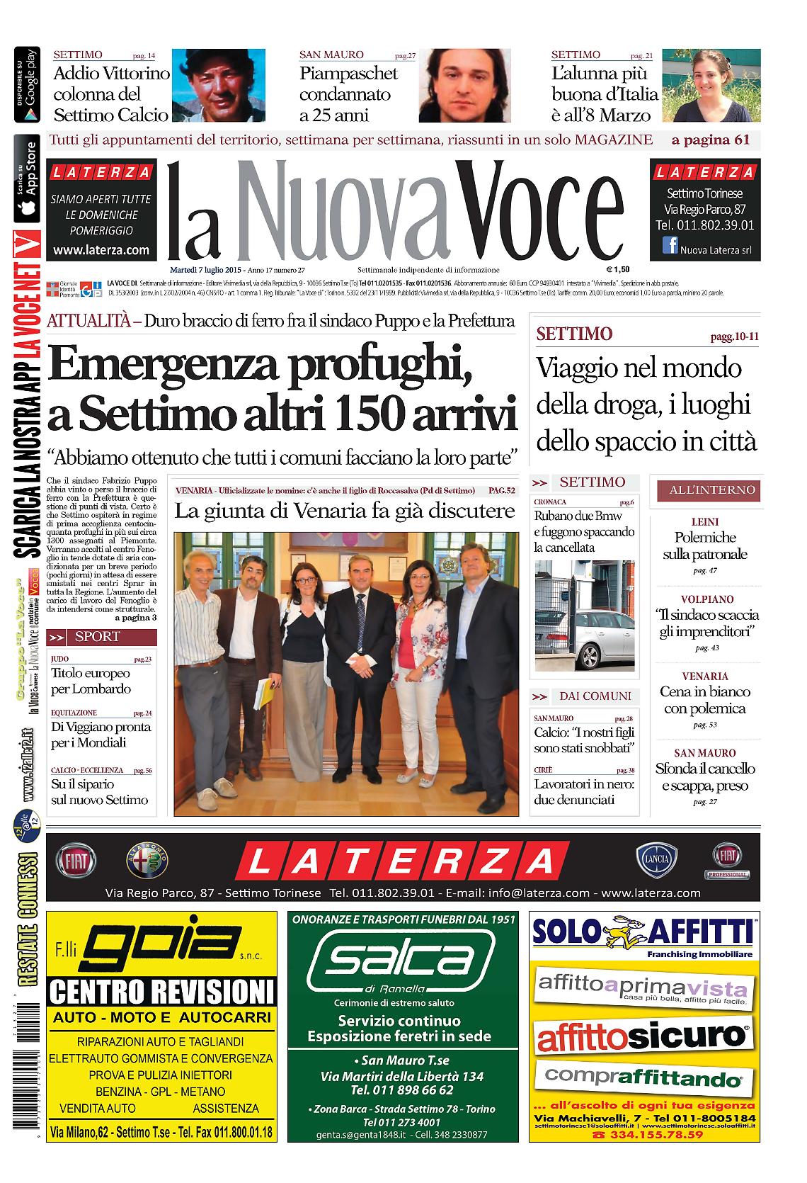 La Nuova Voce (prima pagina)