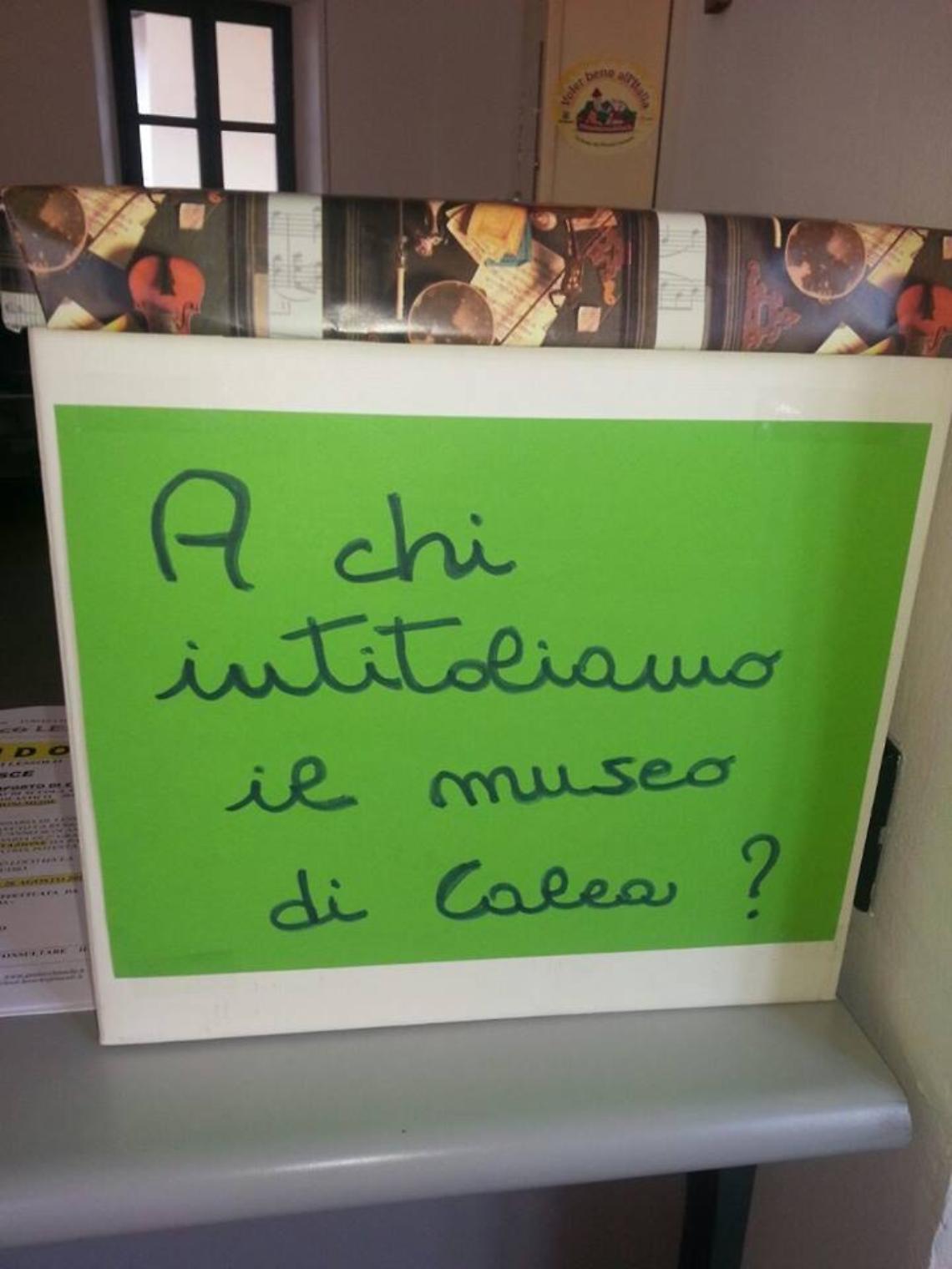 LESSOLO. A chi si intitola il Museo di Calea?
