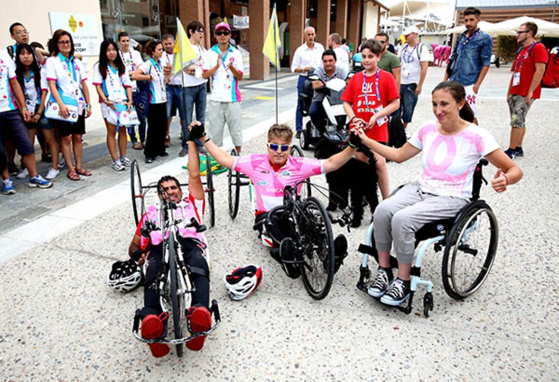 EXPO. Il viaggio di Samuel Marchese in handbike dalla Sicilia a Expo Milano 2015: "la disabilita' non esiste"