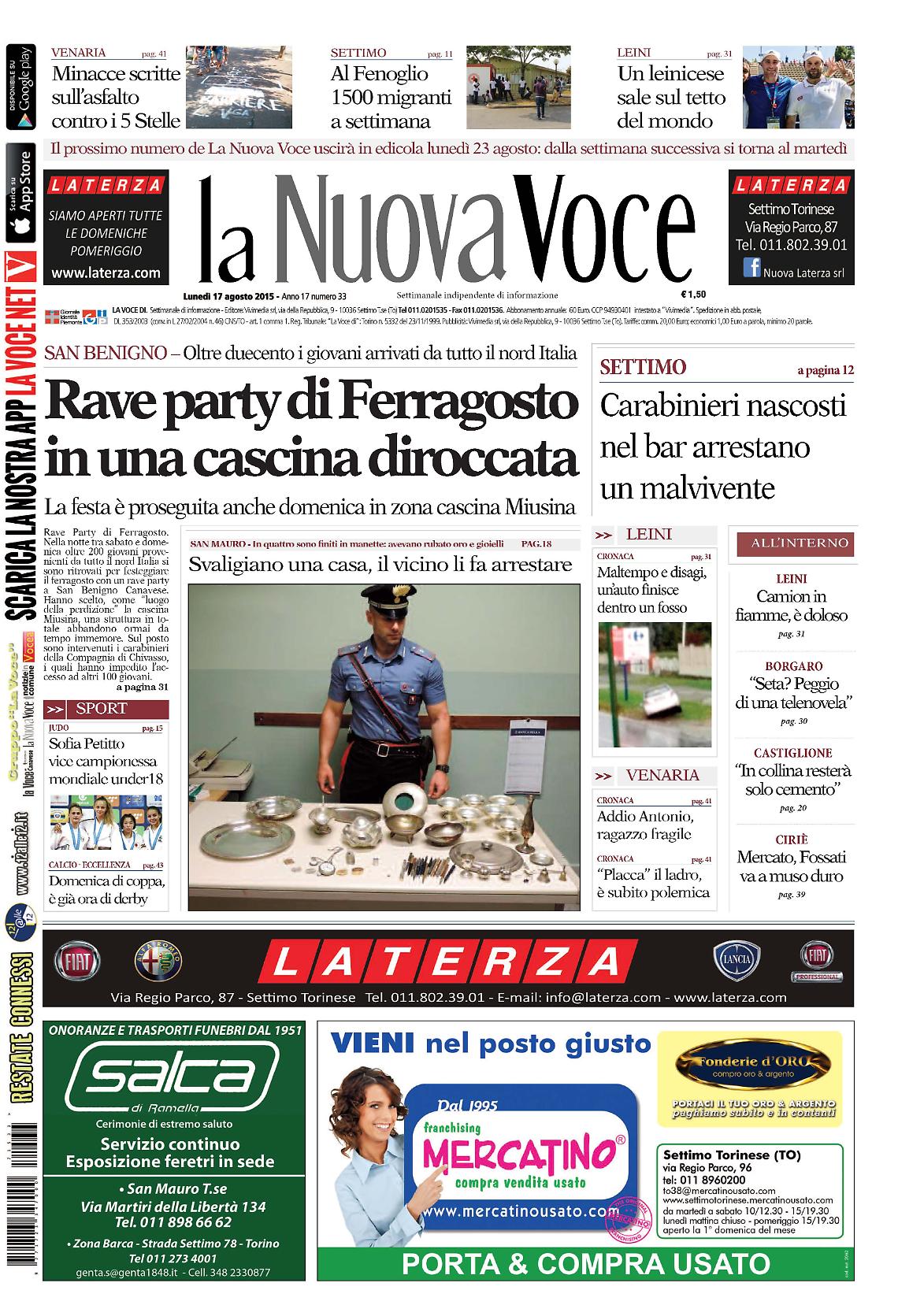 La Nuova Voce (prima pagina)